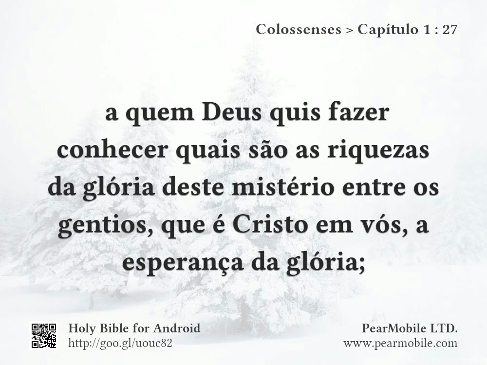 Colossenses, Capítulo 1:27
